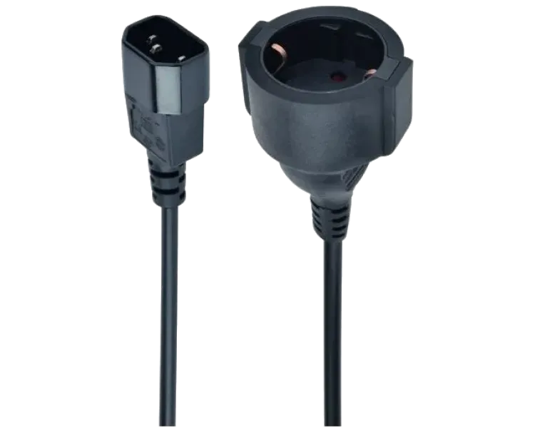 C14 - Schuko 15 см 3*0.75 мм Кабель перехідник