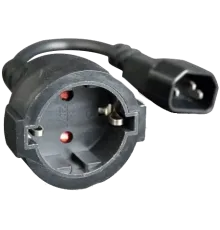 C14 - Schuko 15 см 3*0.75 мм Кабель перехідник