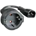C14 - Schuko 15 см 3*0.75 мм Кабель перехідник