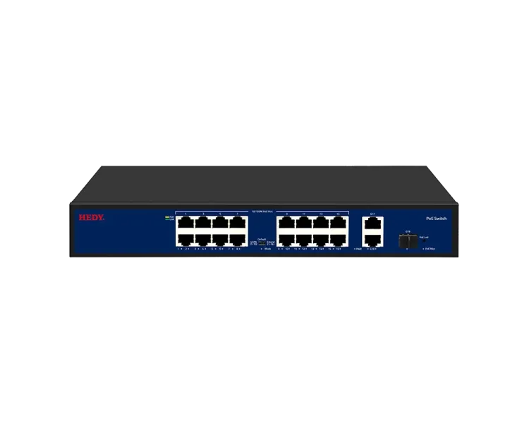 Hedy HN16H2G1S-200-V1 16+2+1SFP Комутатор 19 портів некерований