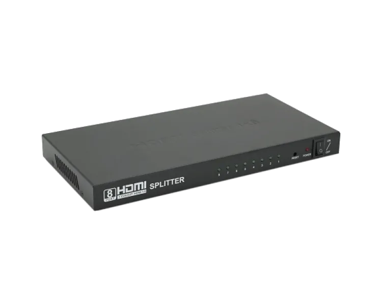 1=>8 порти 4K, 2K, 3D, 1080Р DC5V/2A Активний сплітер