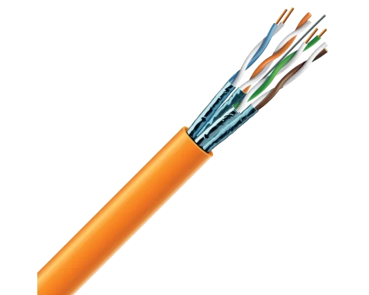 Cat 6A 4x2x23 AWG LSZH (к) 305 м Кабель вита пара ЗЗКМ (S/FTP мідь внутрішній)