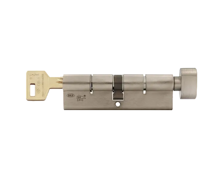 CISA C3000 80T (35*45T) Циліндр нікель матовий 3 ключі