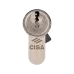 CISA C3000 70T (30*40T) Циліндр нікель матовий 3 ключі
