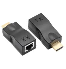 Voltronic 30 м 720P-cat5e, 1080P-cat6e Пасивний подовжувач HDMI сигналу по UTP кабелю