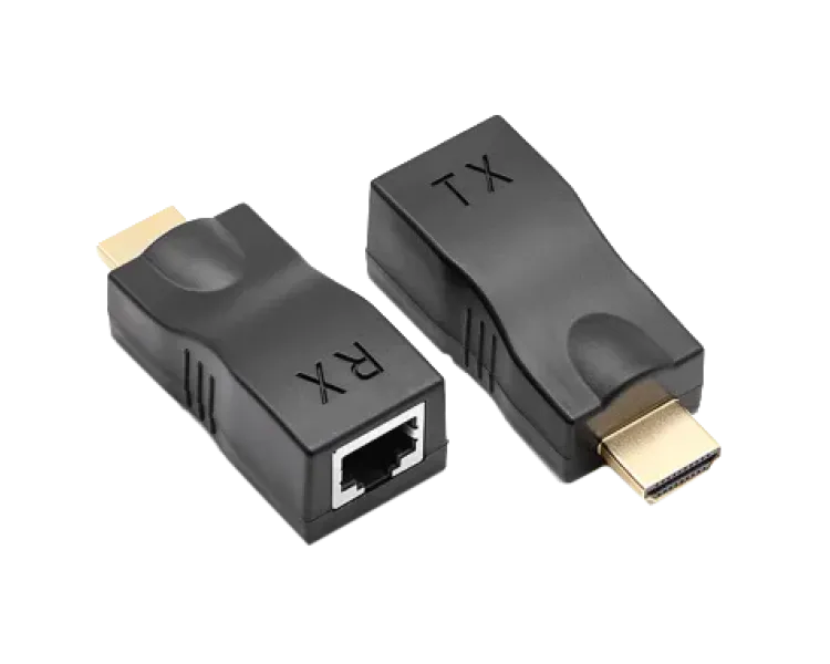 Voltronic 30 м 720P-cat5e, 1080P-cat6e Пасивний подовжувач HDMI сигналу по UTP кабелю