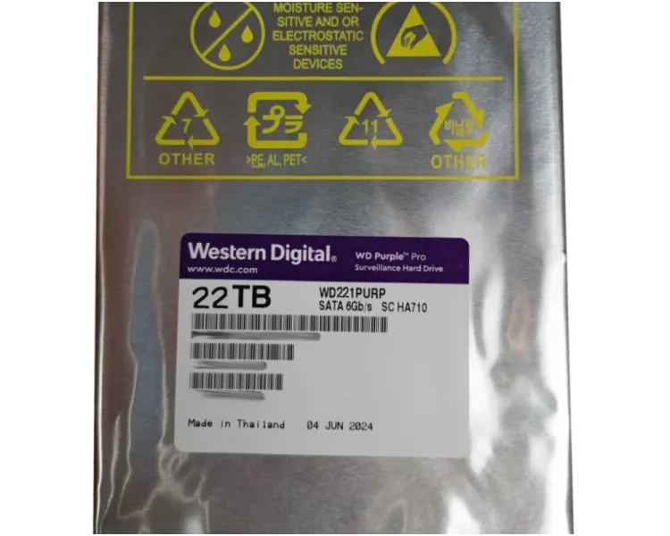 Western Digital Purple Pro WD221PURP 22Тб Жорсткий диск внутрішній
