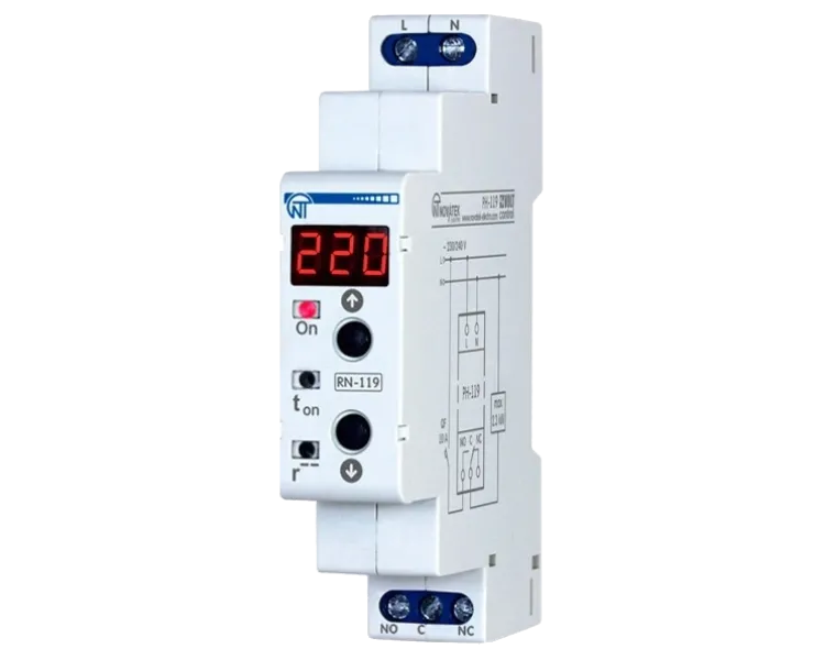 Новатек-Електро РН-119 16A 3.6kVA Реле напруги