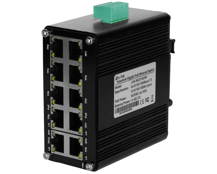E-LINK LNK-IMC010GPB Комутатор 10 портів некерований