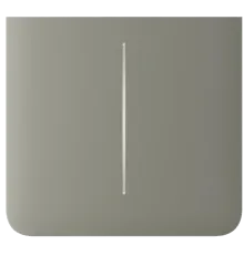 Ajax SideButton (2-gang) vertical olive Кнопка