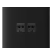 Ajax CenterCover (LAN) vertical Black Фронтальна панель