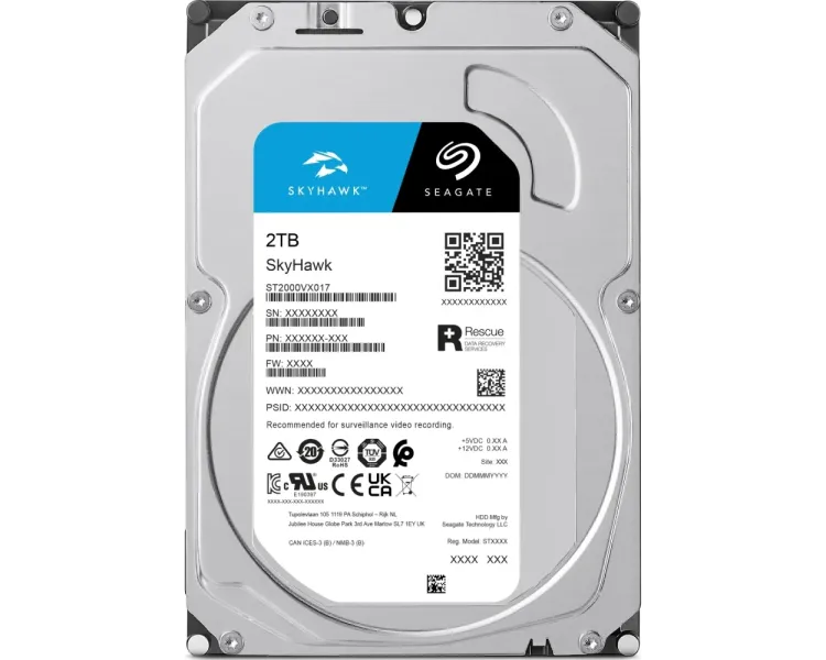 Seagate SkyHawk ST2000VX017 2Тб Жорсткий диск внутрішній
