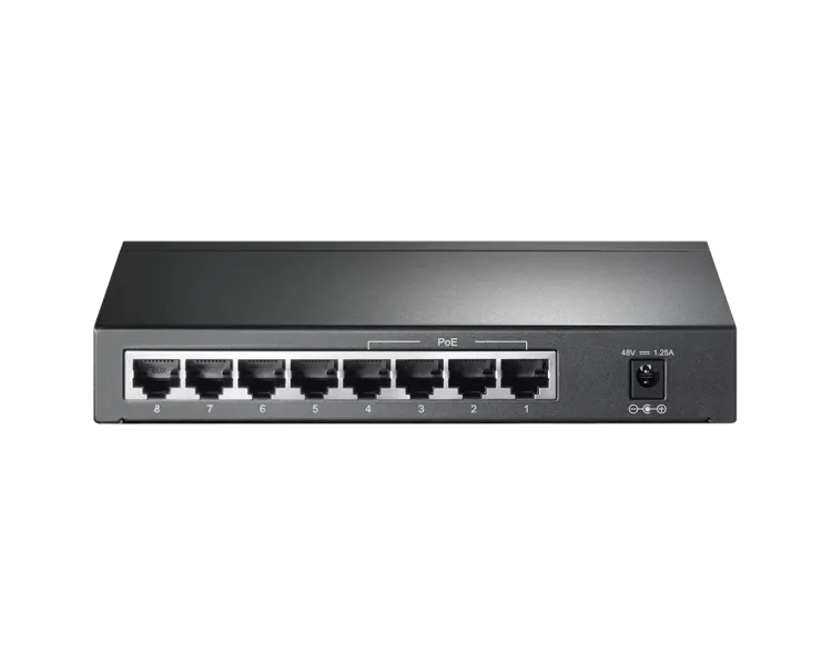TP-LINK TL-SG1008P 8xGE (4xPoE) 65.2Вт Комутатор 8 портів некерований