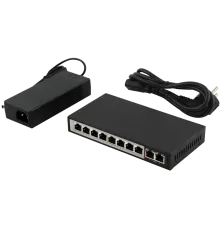 FoxGate S6008G-G2-AI POE 120Вт Watchdog Комутатор 8 портів некерований
