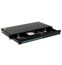 LAN1 з 12xLC Duplex OM3/OM4 24 пігтейл Патч-панель