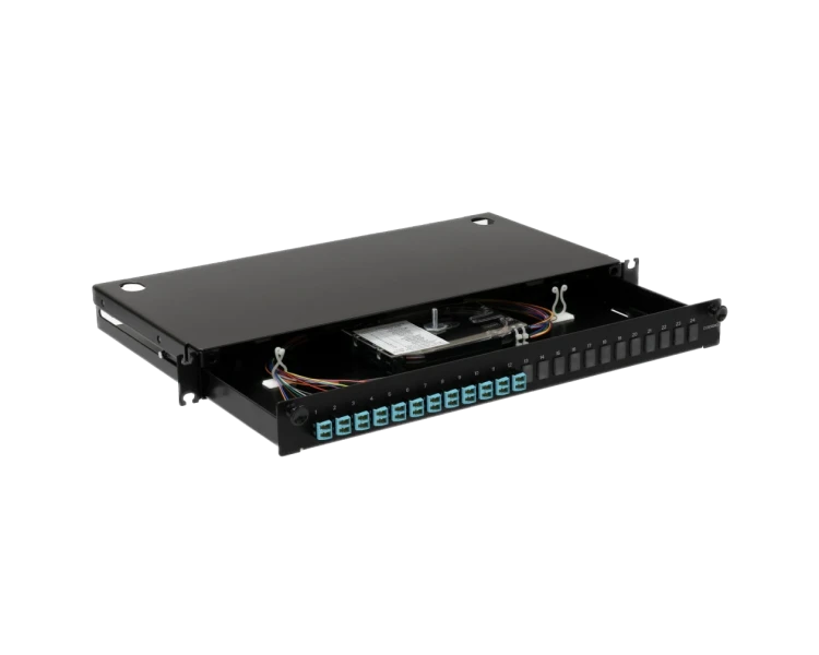 LAN1 з 12xLC Duplex OM3/OM4 24 пігтейл Патч-панель