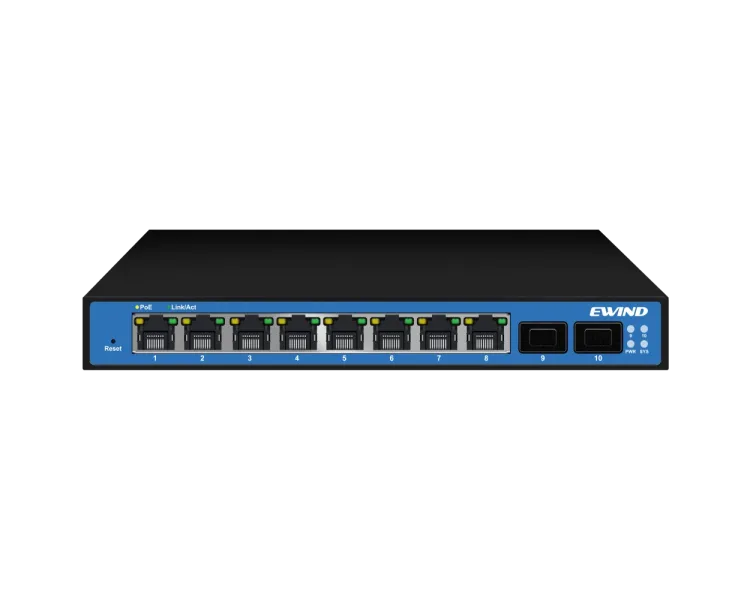 Ewind EW-S2910SM-DP PoE Комутатор 10 портів керований