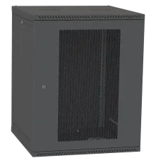 IPCOM СН-18U 600х600 перфорація RAL9005 Шафа серверна