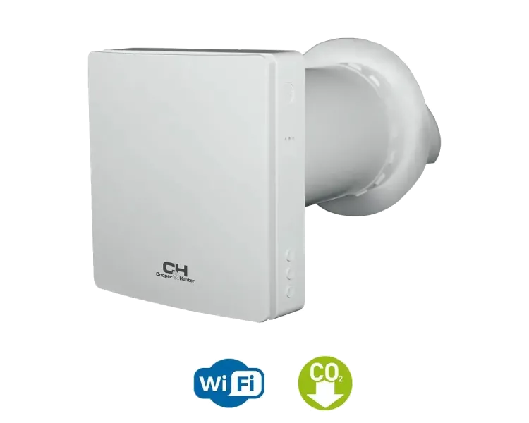 Cooper&Hunter Easy Vent 60м3/г Wi-Fi датчик СО2 Wi-Fi Рекуператор