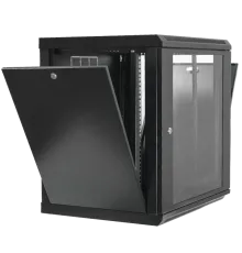 19" 15U Шафа 600x600x773мм акрилове скло чорна