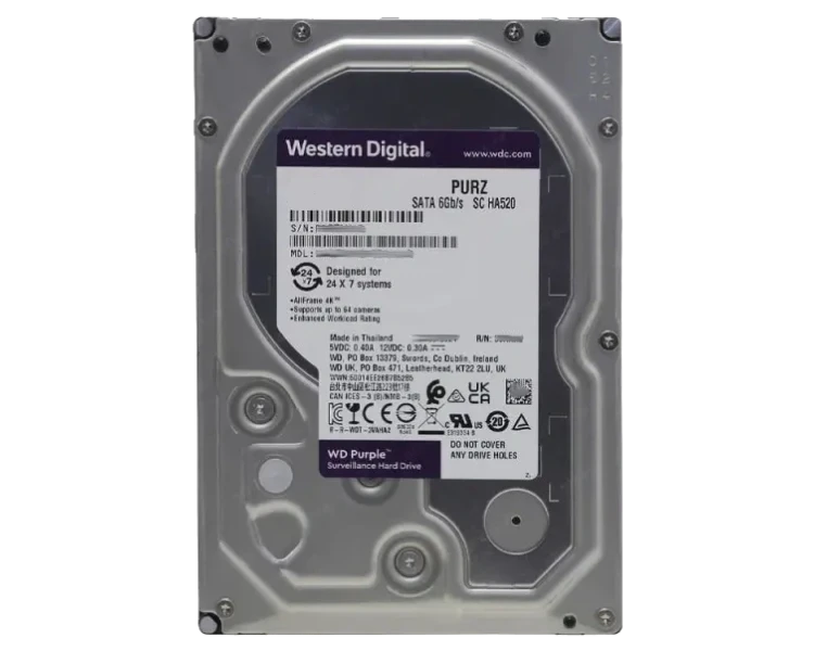 Western Digital Purple 3.5" 4TB (WD44PURZ) Жорсткий диск