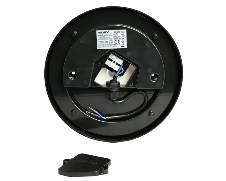 VIDEX ART IP65 15W 5000K Black LED світильник