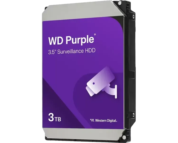Western Digital Purple Surveillance 3TB 5400rpm 128MB (WD34PURZ) Жорсткий диск