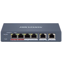 Hikvision DS-3E1106HP-EI Комутатор 6 портів керований