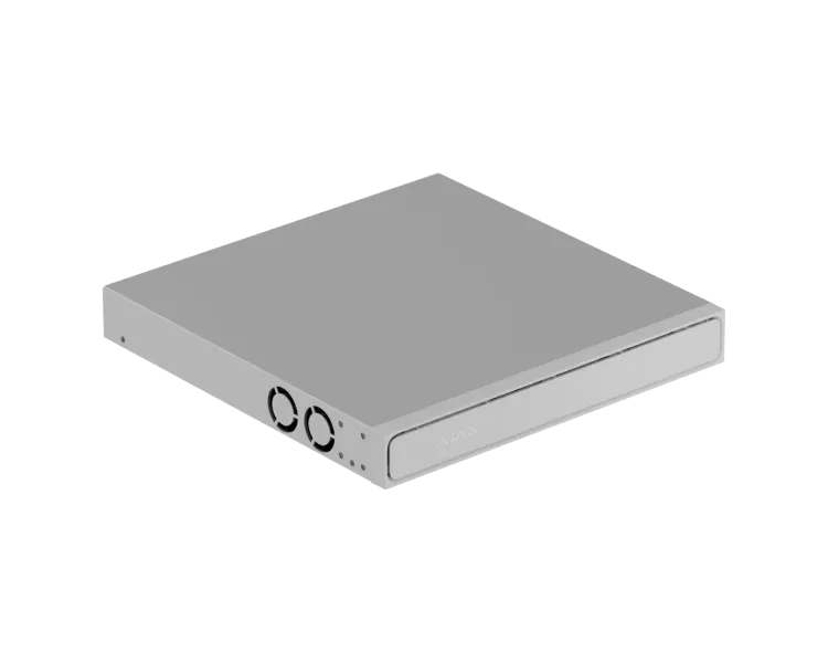Ajax NVR H2D8PAC (16ch) white HDMI 4K 16Тб PoE Відеореєстратор