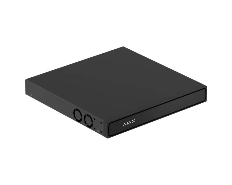 Ajax NVR H2D16PAC (16ch) black HDMI 4K 16Тб PoE Відеореєстратор
