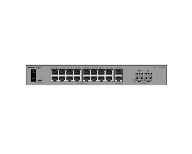 Ruijie Reyee RG-ES220GS-P-V2 POE Комутатор 20 портів керований