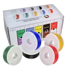 AWG 30 30AWG 0,55 600В 5x20м Кабель силіконовий луджений