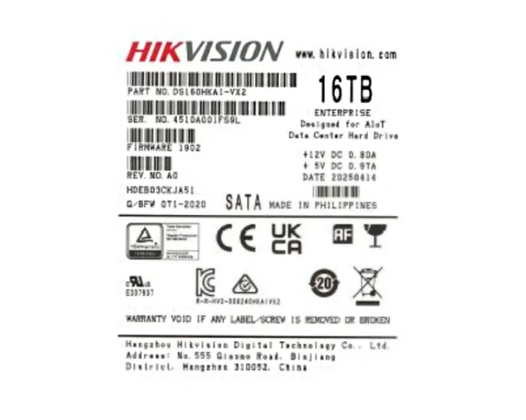 Hikvsion DS160HKAI-VX2 Жорсткий диск внутрішній