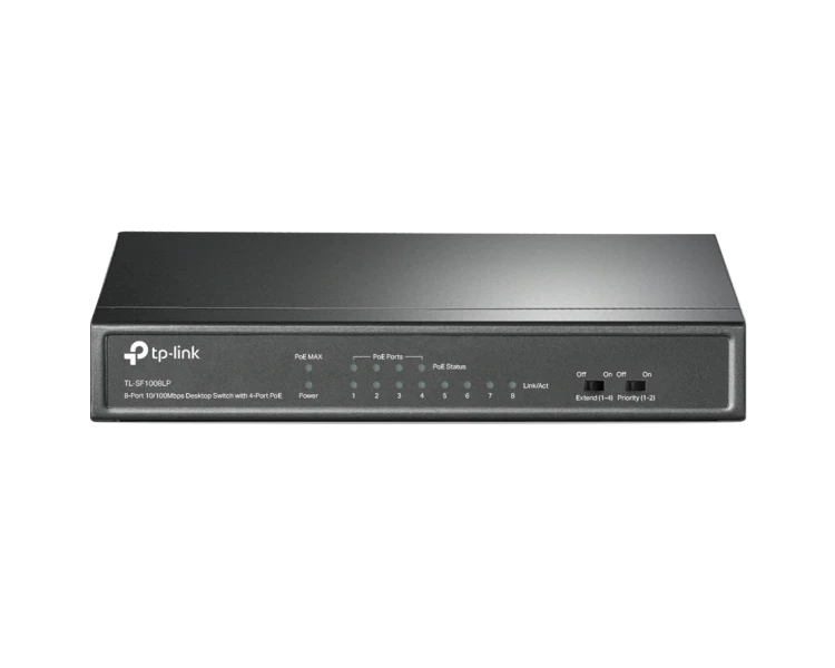 TP-LINK TL-SF1008LP PoE Комутатор 8 портів некерований