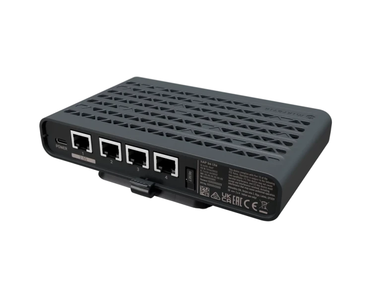 MikroTik hAP be lite (A42G-HbeP) Wi-Fi 7 BE3600 Маршрутизатор та точка доступу