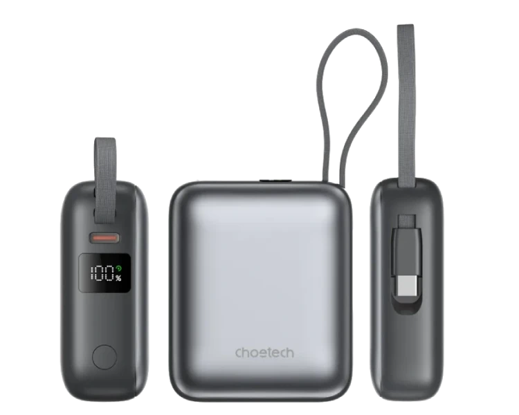 Choetech B832-GY 10000 mAh PD 35 Вт Повербанк