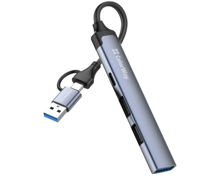СolorWay CW-HUB06 USB2.0х2/USB3.0/USB-C2.0 USB хаб (док-станція)