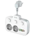 СolorWay CW-CHE24PDW 2x220V/3xUSB-A/1xUSB-C Мережевий фільтр