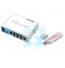 Комплект 3G/4G Mikrotik RB952Ui-5ac2nD + Huwei E3372
