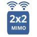 Антена-опромінювач MIMO 3G/4G для супутникової антени