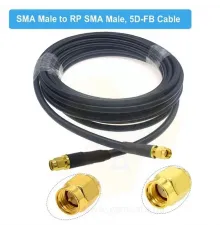 Кабельная сборка SMA male - RP-SMA male на кабеле 5D-FB