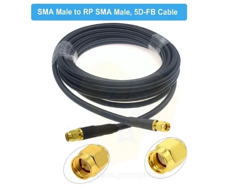 Кабельне складання SMA male - RP-SMA male на кабелі 5D-FB