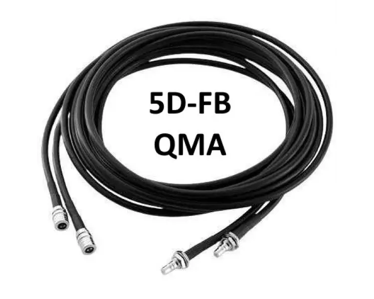 Кабельний пігтейл 5D-FB QMA-male/QMA-female для антени DJI/Autel