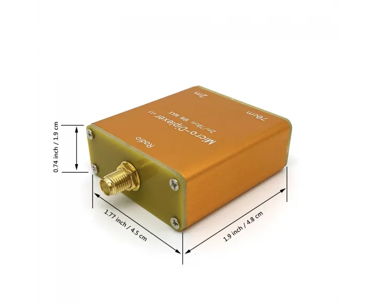 Дуплексний фільтр VHF/UHF потужністю до 10 Вт