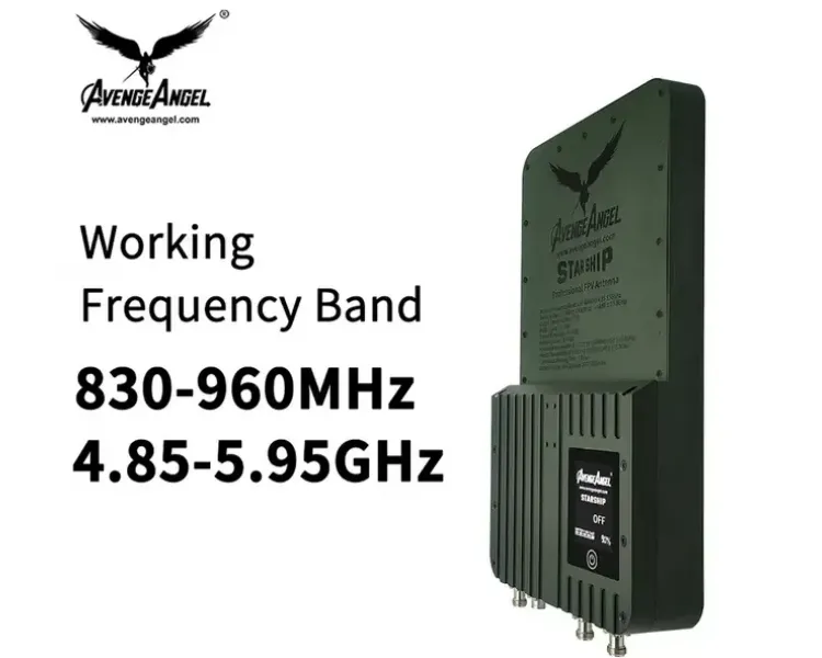Професійна FPV-антена AvengeAngel StarShip 830-960 МГц та 4.85 -5.95 ГГц підсилювач сигналу для дронів