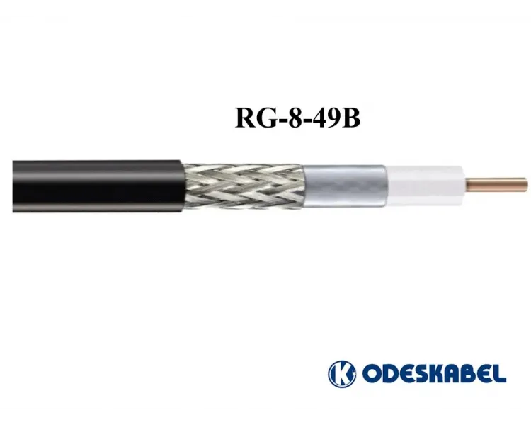 Коаксиальный кабель OK-net RG-8-49В 50 Ом