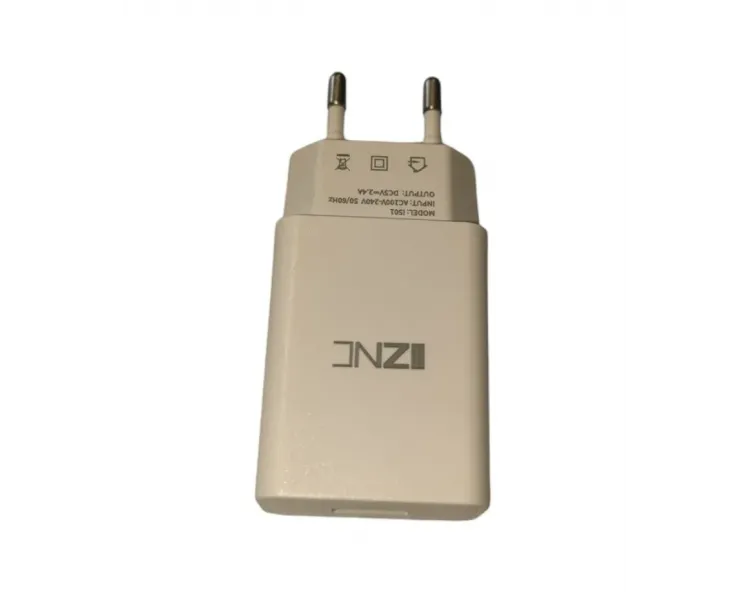 Зарядное устройство IZNC-i501 5В 2.4A с разъемом USB