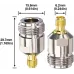 Переходник RP-SMA female - N female