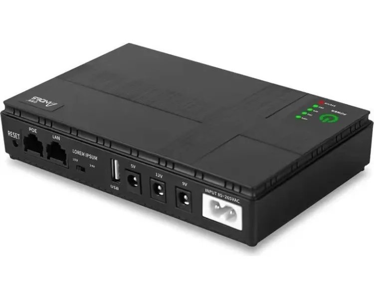 PowerBank для роутерів 5/9/12 Вольт PoE 8800 мАг