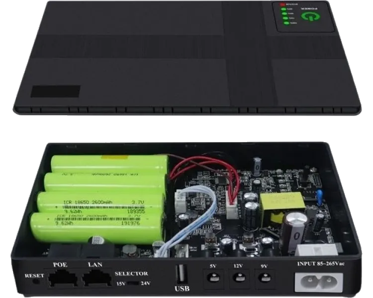 PowerBank для роутерів 5/9/12 Вольт PoE 8800 мАг